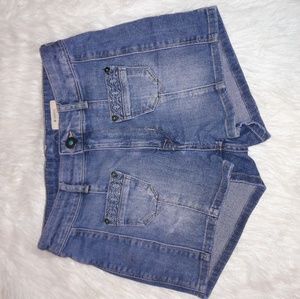 High waisted unique shorts